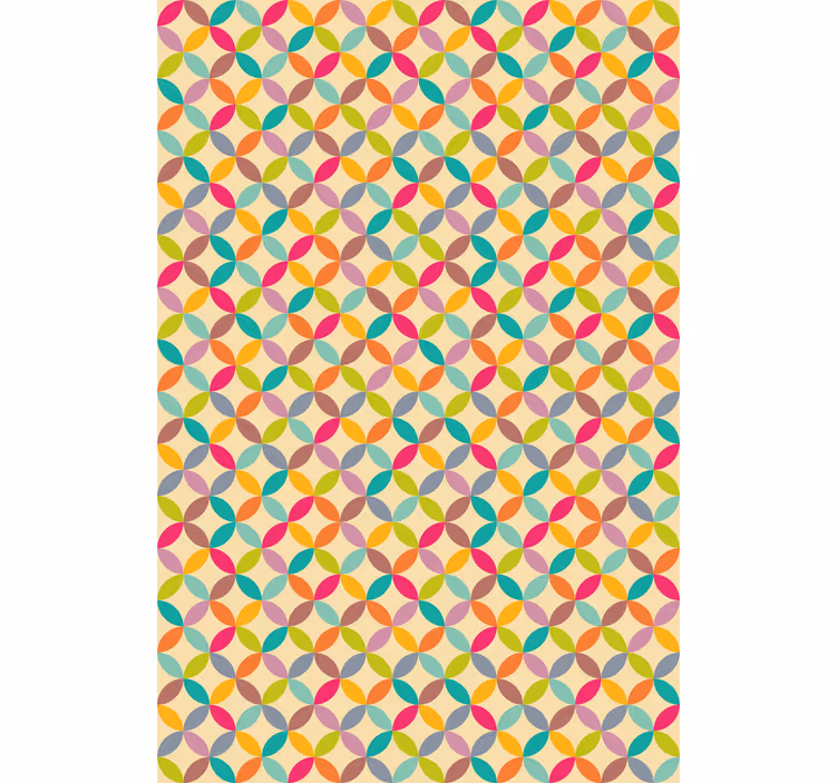 Tapety do jedálne farebné geometrické - Tenstickers