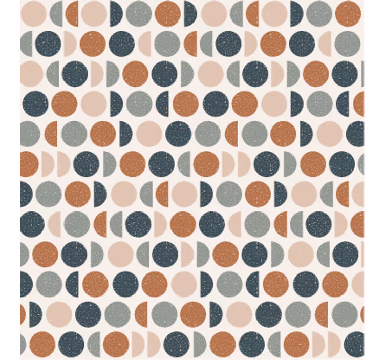 Tapety geometrické vzory retro bodkovaný vzor - Tenstickers