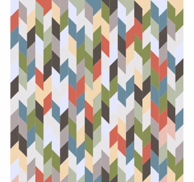 Tapety geometrické vzory vzor rybí chvost spectrum - Tenstickers