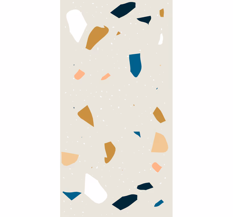 Tapety geometrické vzory terrazzo rozprsknutie - Tenstickers
