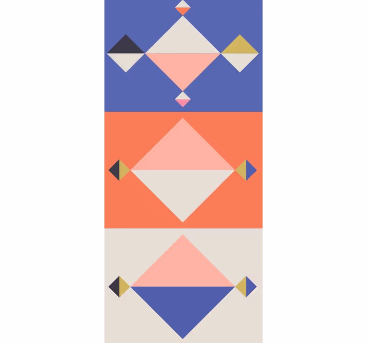 Tapety geometrické vzory abstraktné moderné formy - Tenstickers