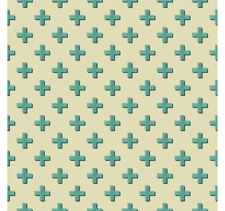 Tapety geometrické vzory mentolové tvary - Tenstickers