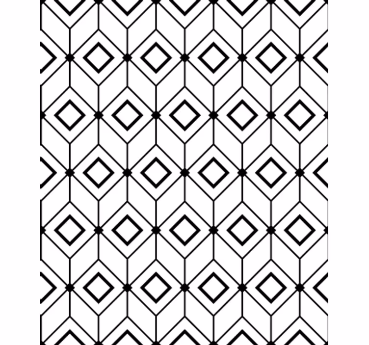 Tapety geometrické vzory moderné diamantové prvky - Tenstickers