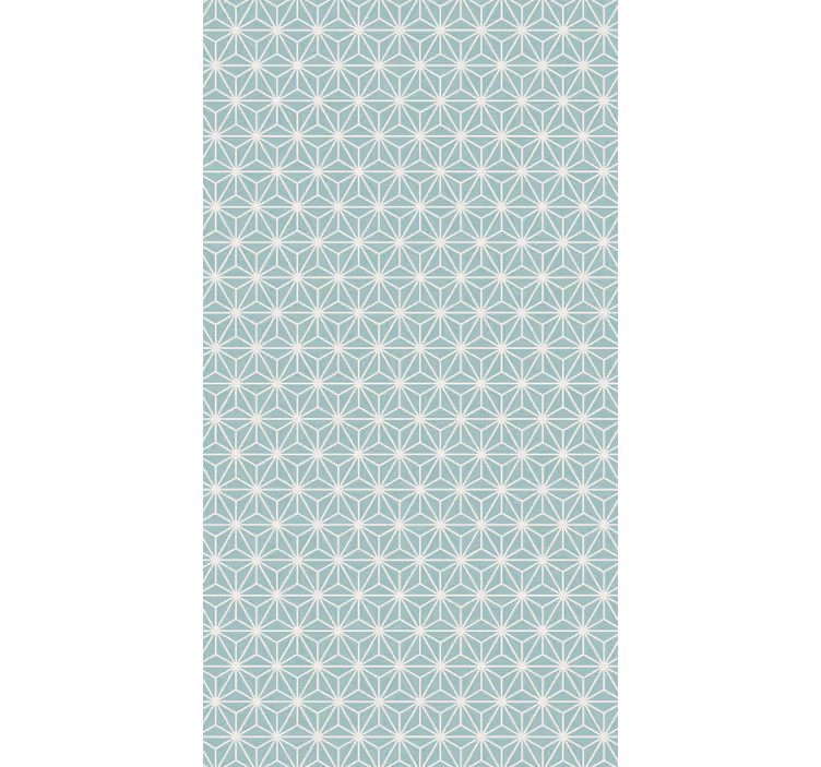 Tapety geometrické vzory zelený hviezdny výbuch - Tenstickers
