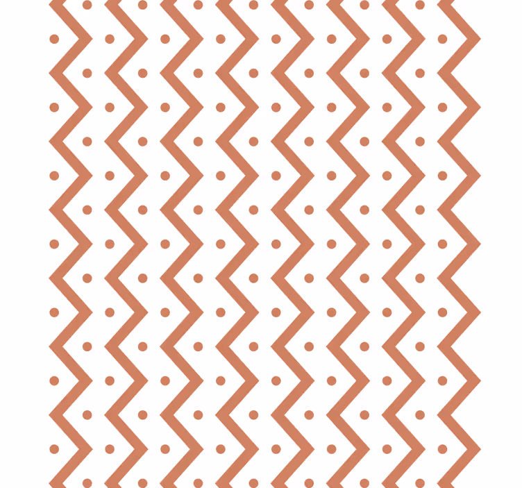 Tapety geometrické vzory zikzag a bodky - Tenstickers
