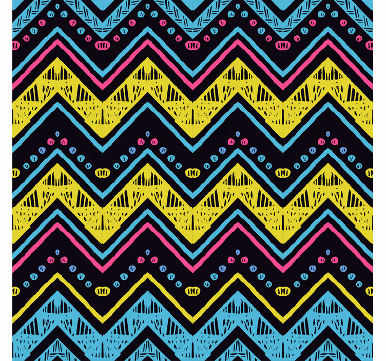 Tapety geometrické vzory Žiarivý chevron vzor - Tenstickers