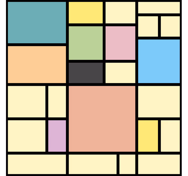 Tapety geometrické vzory žiarivá geometria - Tenstickers