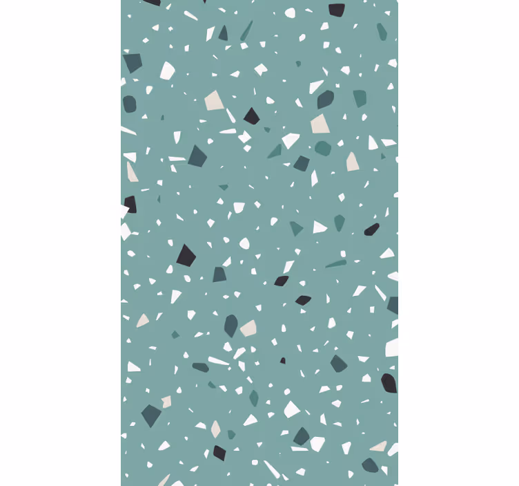 Rôzne vzorované tapety aquamarín terrazzo - Tenstickers