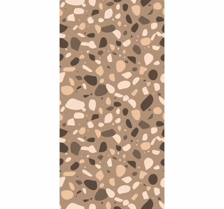 Rôzne vzorované tapety hnedý klasický terrazzo - Tenstickers