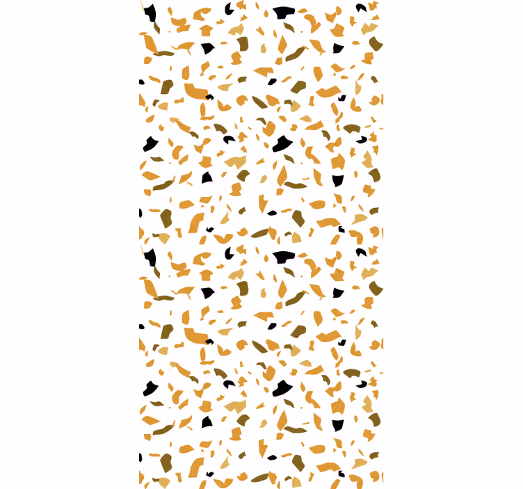 Rôzne vzorované tapety v teplých farbách terrazzo - Tenstickers
