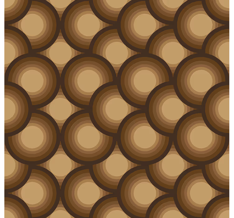 Vintage tapety hnedé slnka - Tenstickers