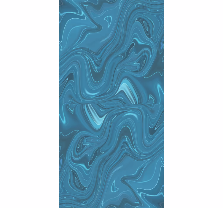 Tapeta mramor vírivých odtieňov oceánu - Tenstickers