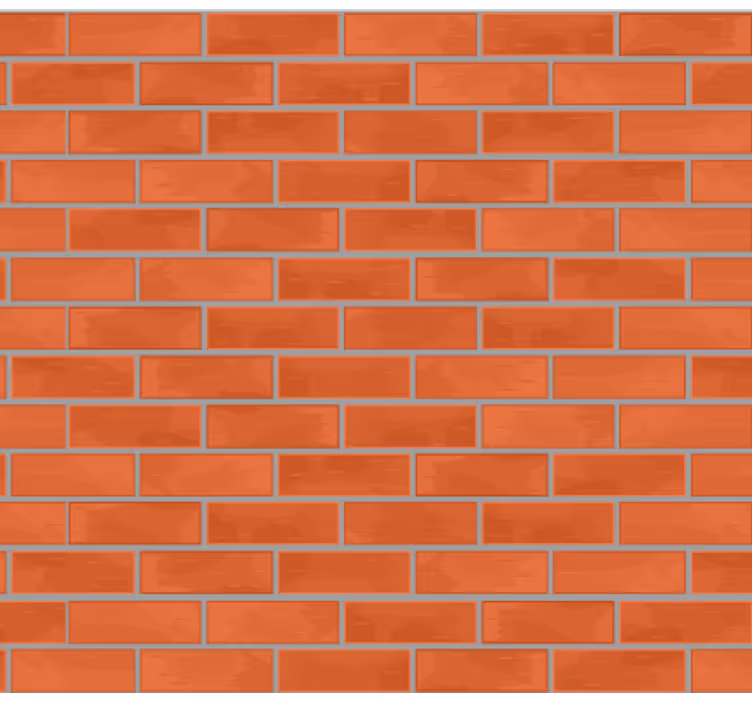 Tapeta kamene s červenou tehlovou štruktúrou - Tenstickers