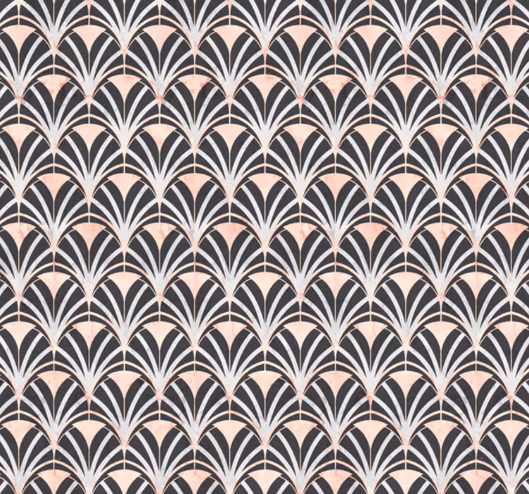 Tapeta obkladačky s efektom mramoru v art deco štýle - Tenstickers