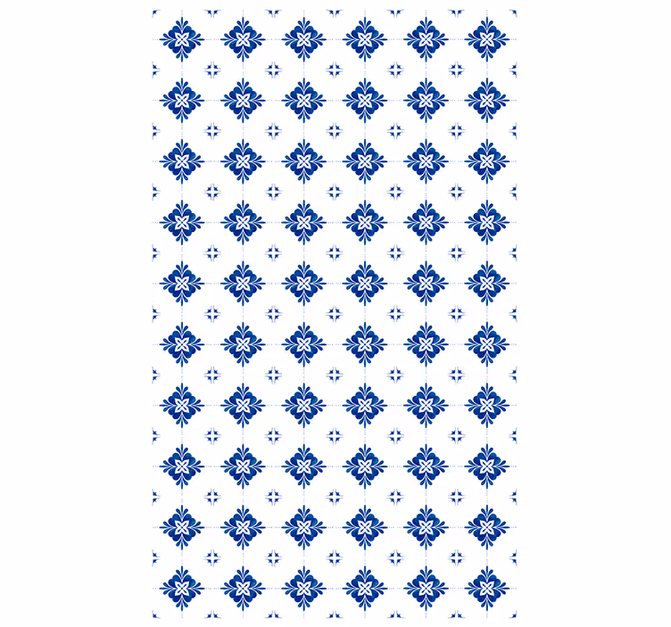 Tapeta obkladačky s keramickým kvetinovým motívom - Tenstickers