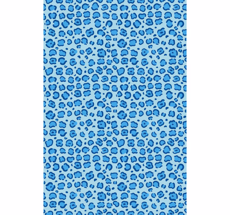 Tapeta do detskej izby s modrým bodkovaným vzorom - Tenstickers