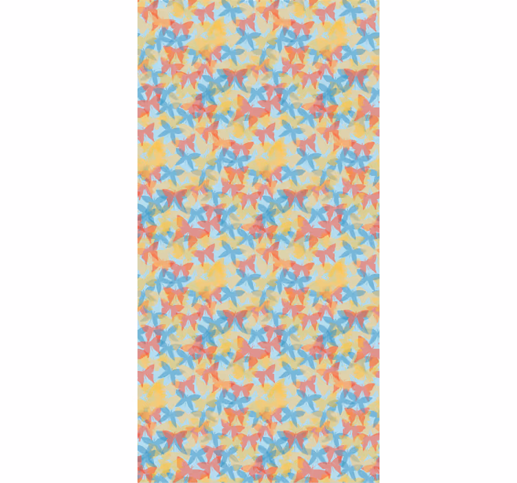 Tapety na stenu motyle v mnohých farbách - Tenstickers