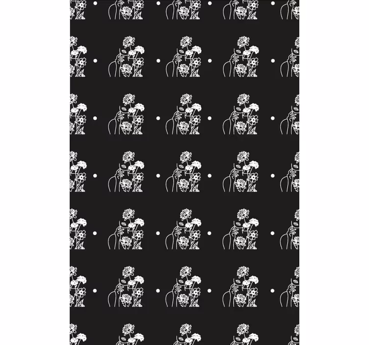 Tapeta do chodby čiernobiela silueta - Tenstickers