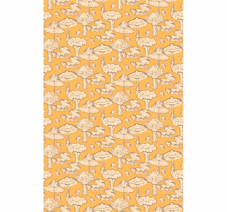 Tapeta do chodby s dizajnom húb - Tenstickers