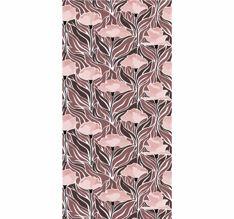 Tapeta do chodby elegantné béžové vzory - Tenstickers