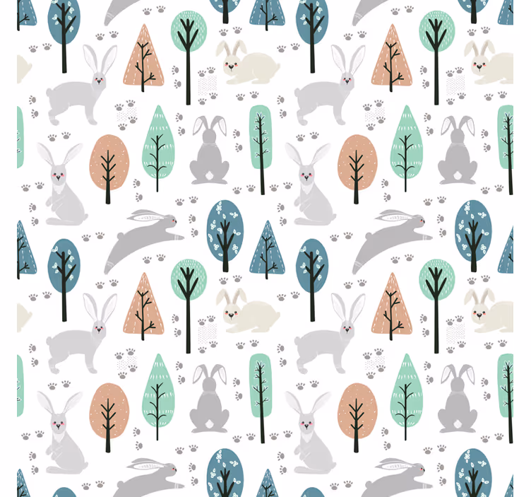 škandinavské tapety lesná fauna severu - Tenstickers