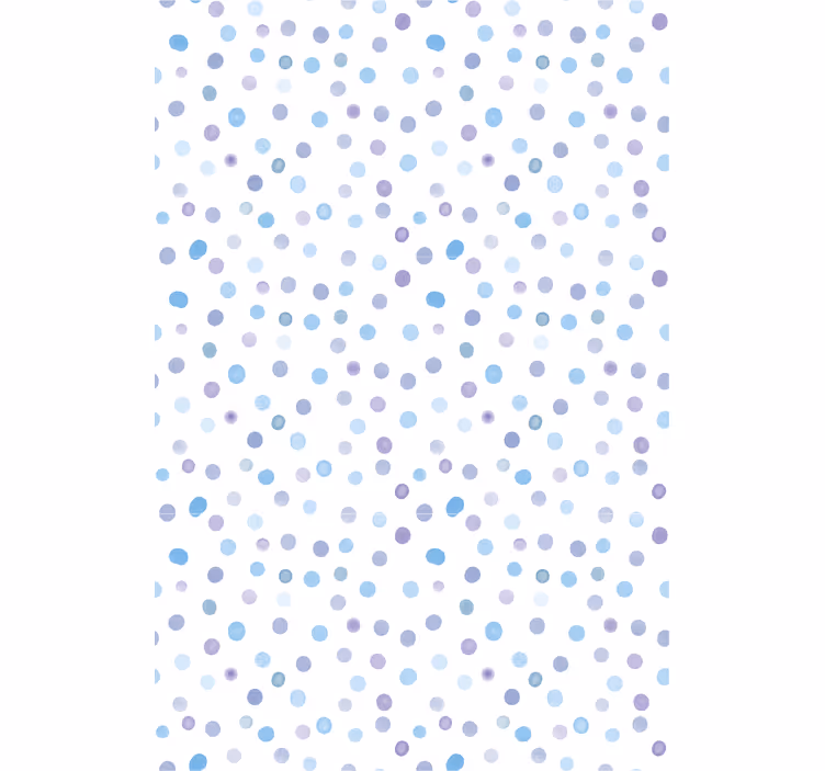 Vzorované tapety s modrým bodkovaným vzorom - Tenstickers