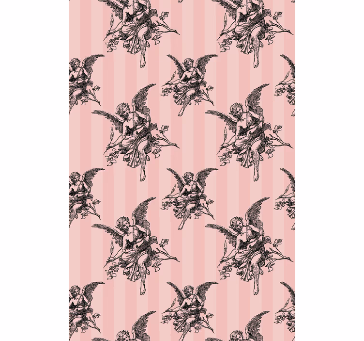 Klasické tapety s dizajnom vzoru toile jouy - Tenstickers