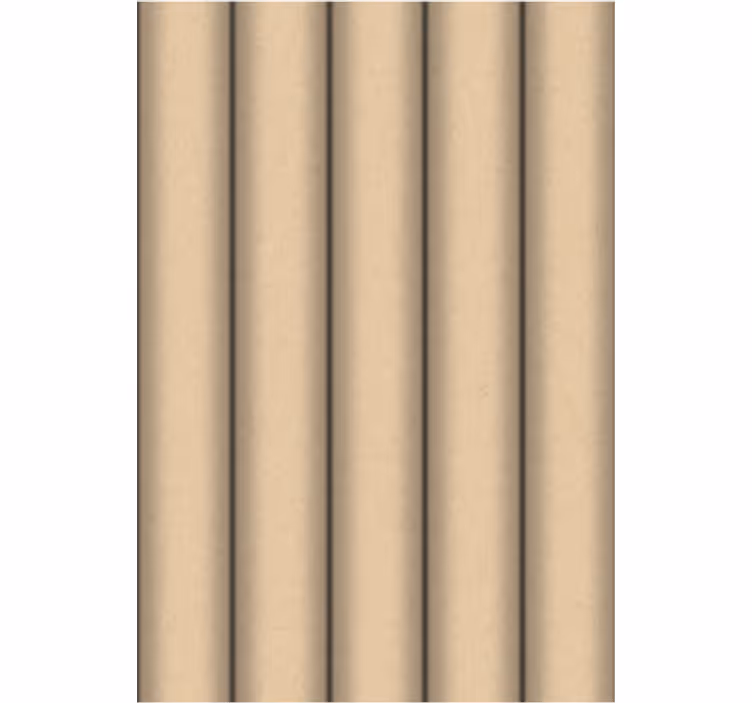 Tapety do obývačky hnedé trubkové minimalistické vzory - Tenstickers
