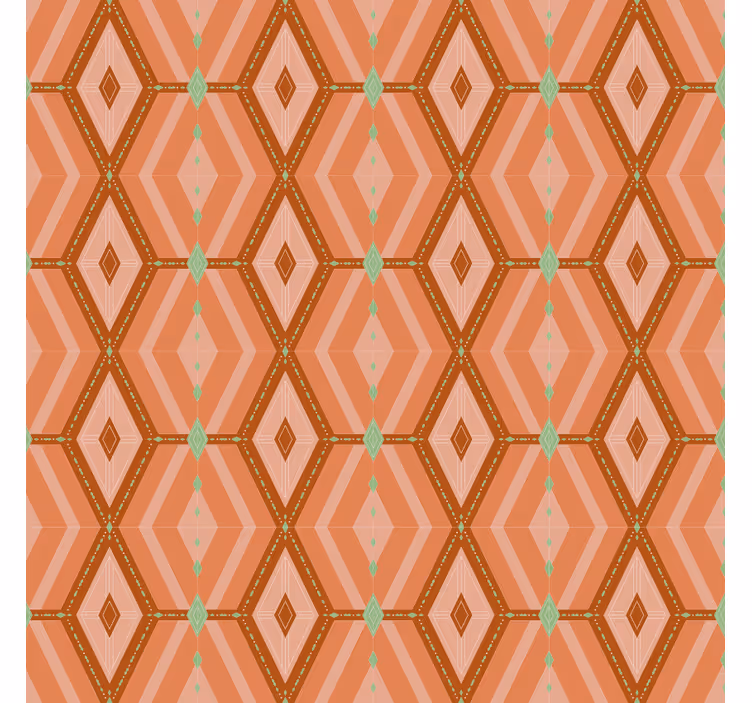 Tapety do obývačky s geometrickým hexagonálnym vzorom - Tenstickers