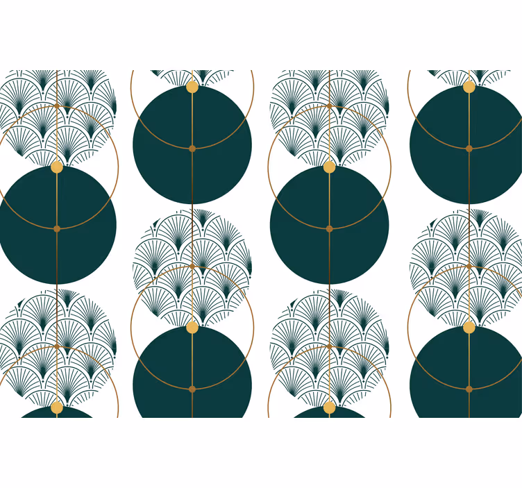 Tapety geometrické vzory v glamúrovom štýle - Tenstickers