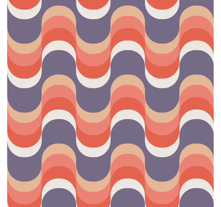 Tapety geometrické vzory vlnkový dizajn - Tenstickers