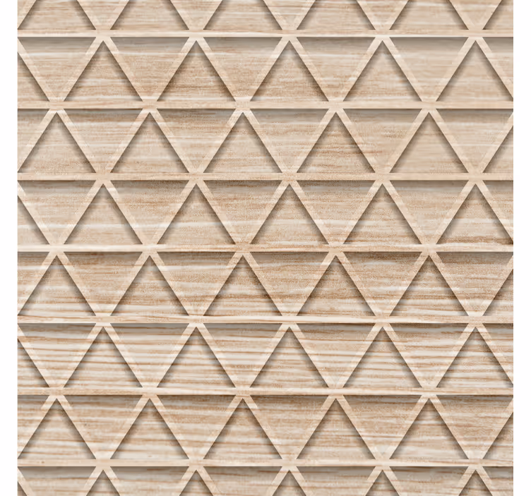 Tapety geometrické vzory s vyvýšenými trojuholníkmi - Tenstickers