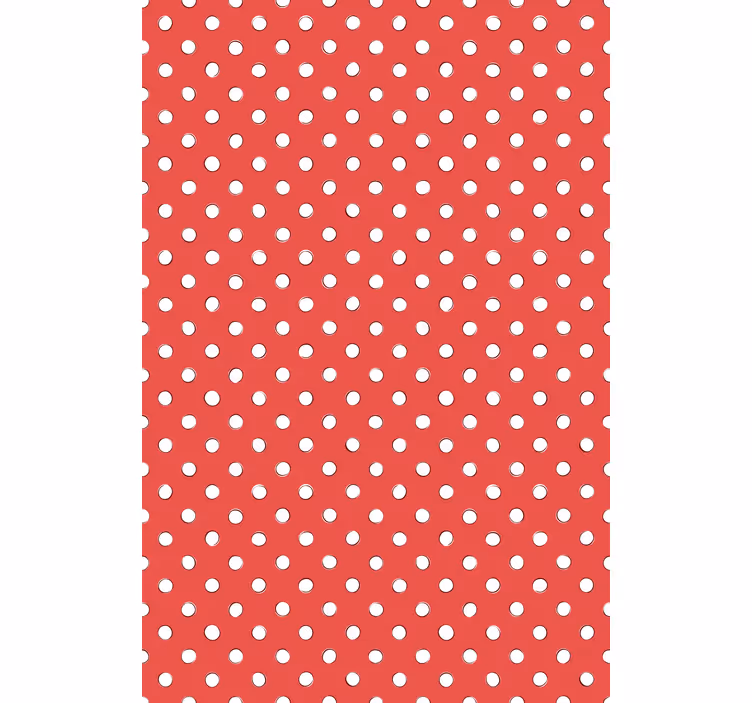 Tapety do kuchyne červené bodky - Tenstickers