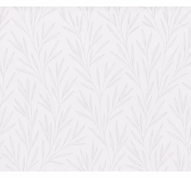 Tapeta do kúpeľne s jemným vzorom listov - Tenstickers