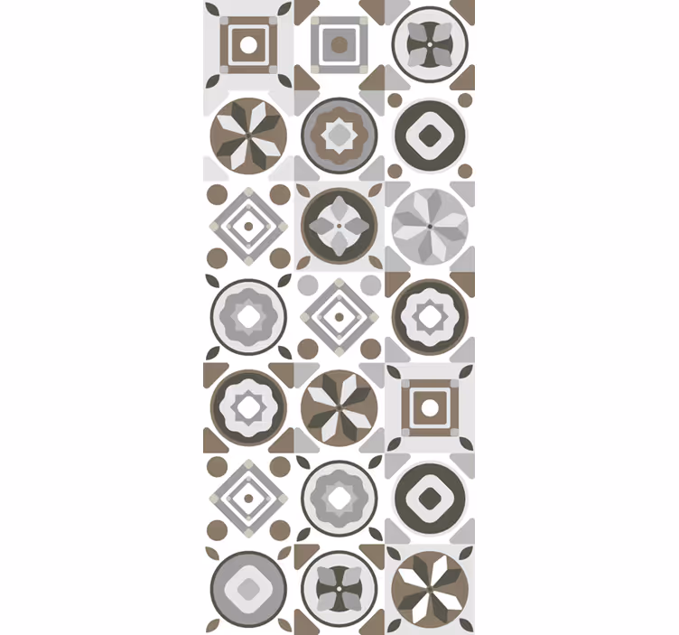 Tapety do kuchyne hydraulické v šedých odtieňoch - Tenstickers