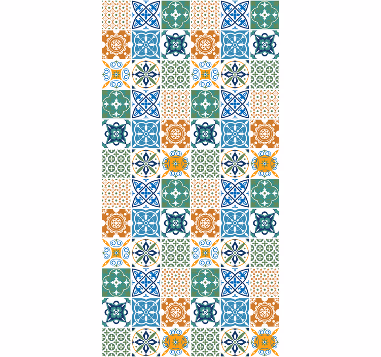 Tapety do kuchyne z porcelánových dlaždíc mix - Tenstickers