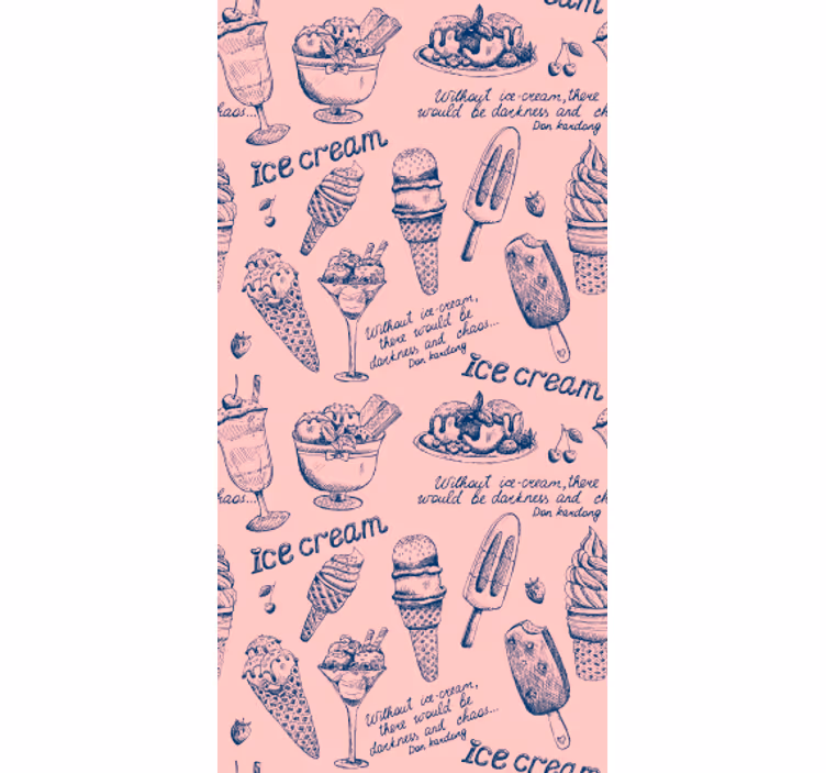 Tapety do kuchyne zmrzlinové potešenia - Tenstickers