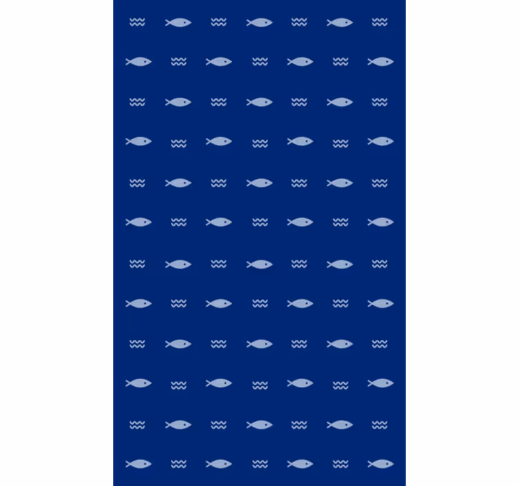 Tapeta do kúpelne s rybím vzorom - Tenstickers