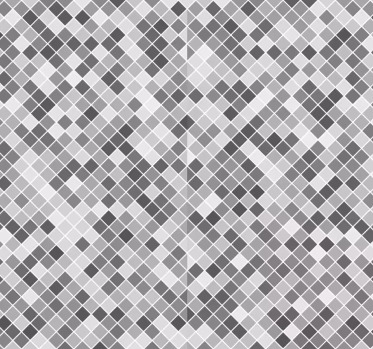 Tapeta do kúpeľne šedá mozaika - Tenstickers