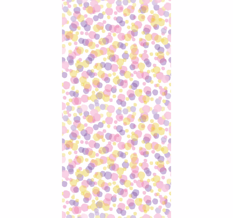 Tapeta do kúpeľne s ružovými bublinkami - Tenstickers