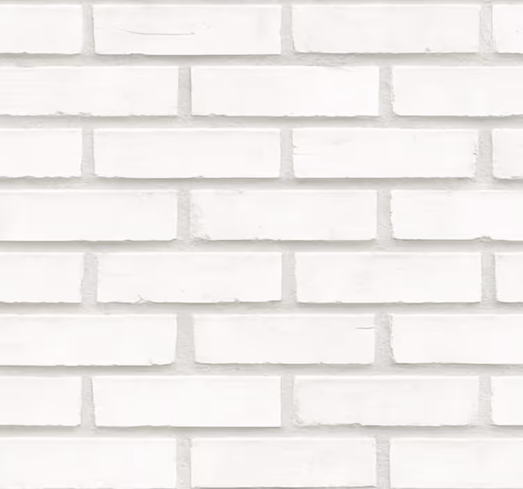 Tapety do obývačky biely tehličkový dizajn - Tenstickers