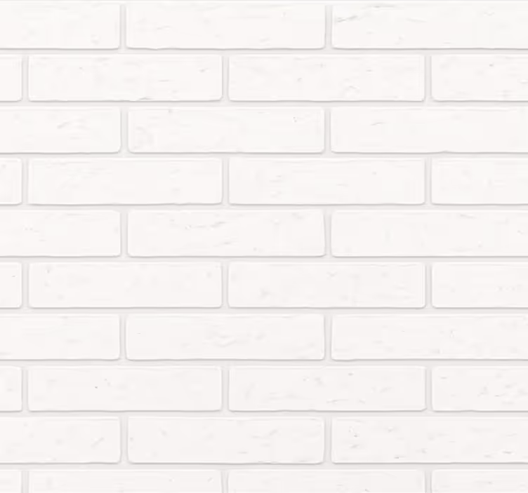 Tapety do obývačky jednoduchá biela tehla - Tenstickers