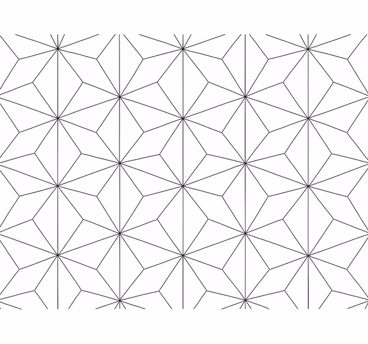 Tapety do obývačky abstraktný hexagón - Tenstickers