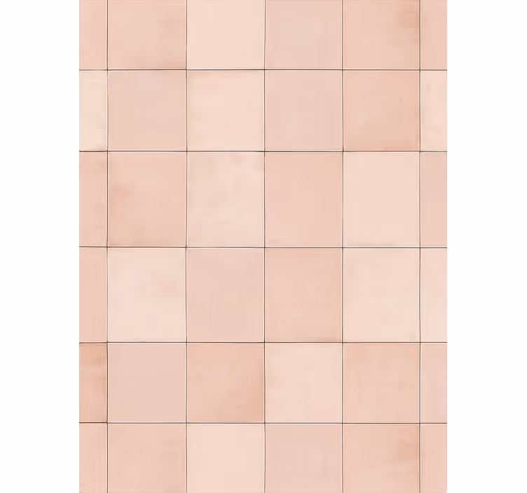 Tapety do kuchyne s ružovým dlaždicovým vzorom - Tenstickers