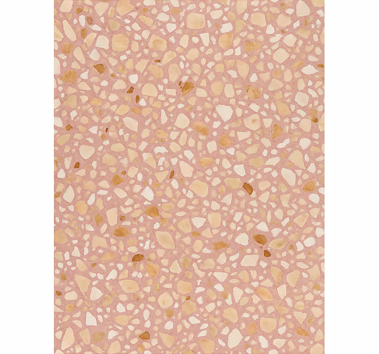 Tapeta kamene ružová zem terrazzo - Tenstickers