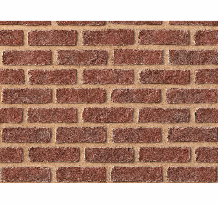 Tapety tehla opotrebovaná červená tehla - Tenstickers