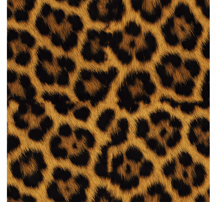 Tapety do spálne s leopardím huňatým motívom - Tenstickers