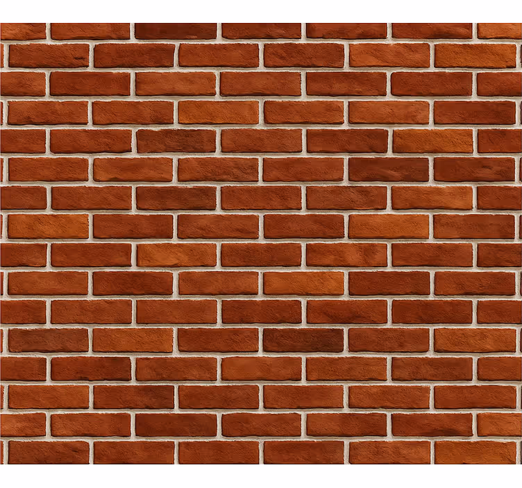 Tapety do obývačky klasická červená tehlová textúra - Tenstickers