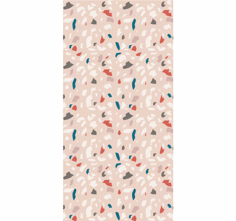 Tapety do spálne s efektom terrazzo - Tenstickers