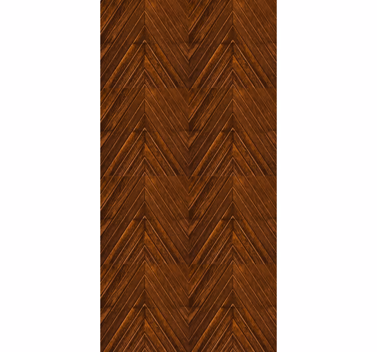 Tapety do spálne v štýle zigzag z dreva - Tenstickers